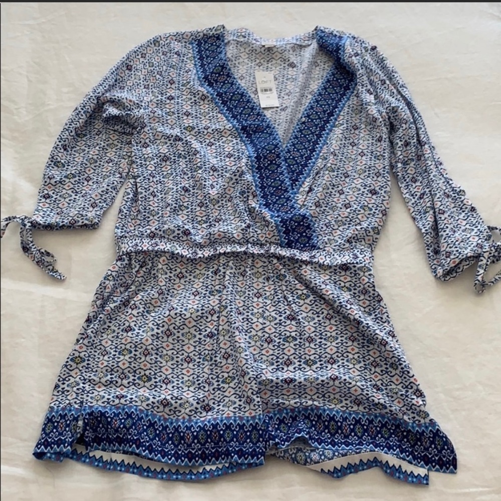 Loft XS Beach Romper